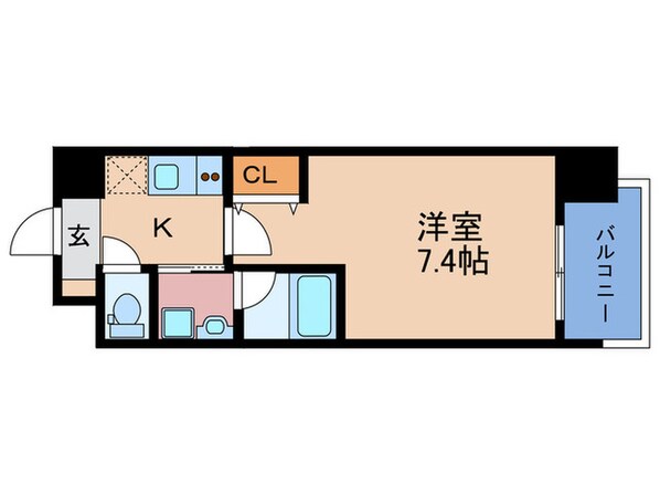 BROAD新うめきたRESIDENCEの物件間取画像